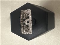 Anello Gioielleria Dossena  Donna in Oro bianco Diamante ANOR-104-253